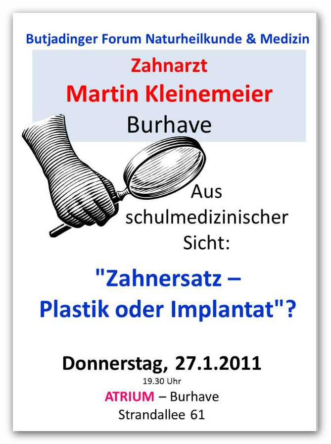 Zahnersatz - Plastik oder Implantat (2011)